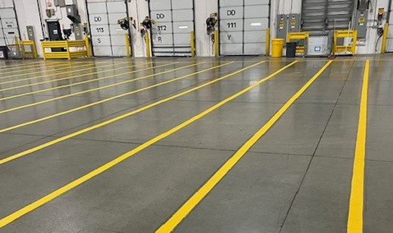 Warehouse Line Striping